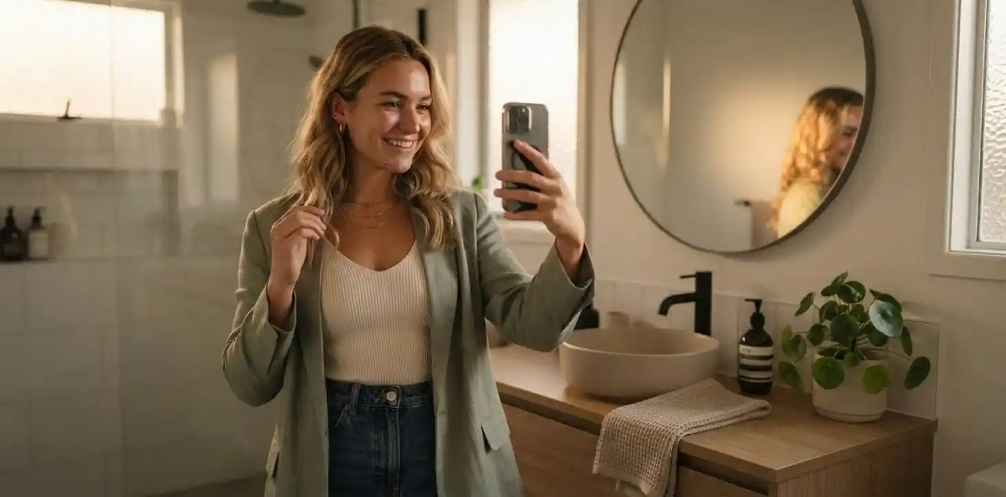 Bathroom Selfie Captions