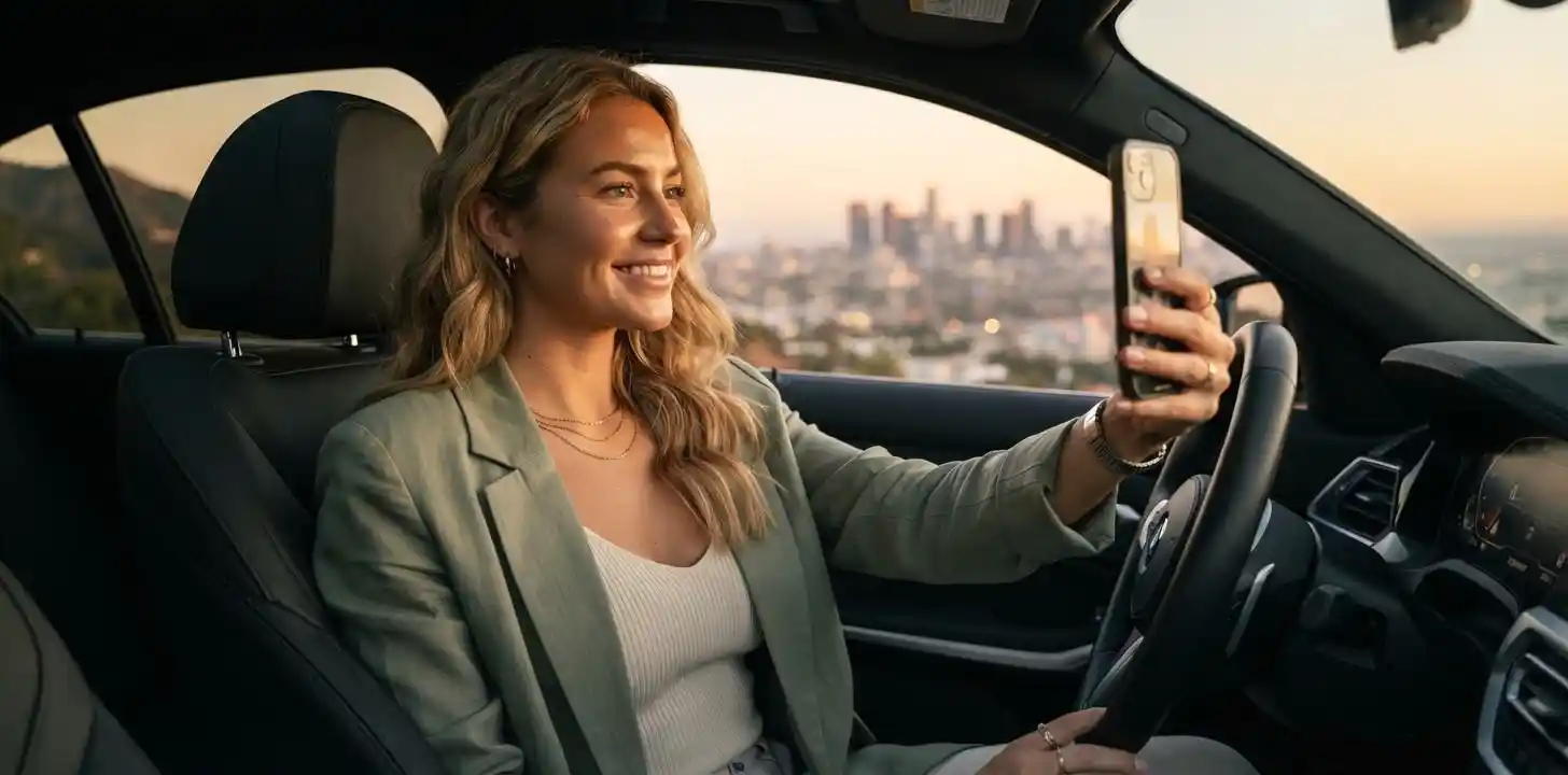Car Selfie Captions